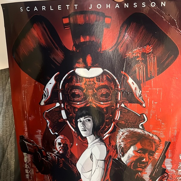 Ghost in the Shell Limited imax poster (nick top/edge, rest intact) Scarlett Jo - Picture 2 of 7
